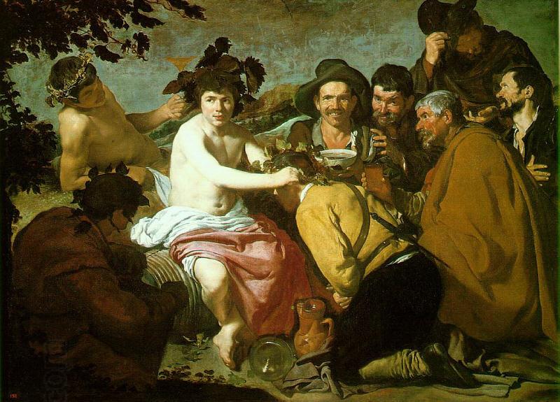 Diego Velazquez The Feast of Bacchus China oil painting art